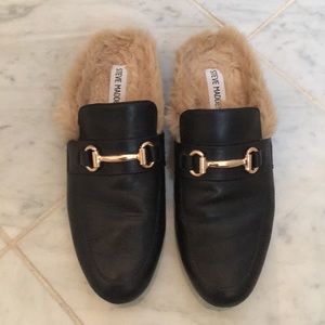 Steve Madden Gucci Look-Alike Fur Mules! Size 8.5